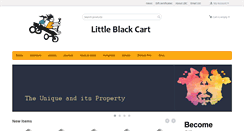 Desktop Screenshot of littleblackcart.com